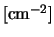 $[\rm cm^{-2}]$