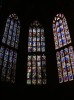07 * Glass windows (left: after 1451, center: 1441-50, right: 1868) of the cathedral choir