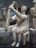 06 * Metropolitan Museum, Statuette of a seated harp player (ca. 2800�2700 BC, late Early Cycladic I - Early Cycladic II)